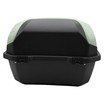 Кофр (багажник) для мотоцикла задній ROBIK 48 (390х390х290) 48L "JSBM" глянцевий, м'ятний фото westvelo.com