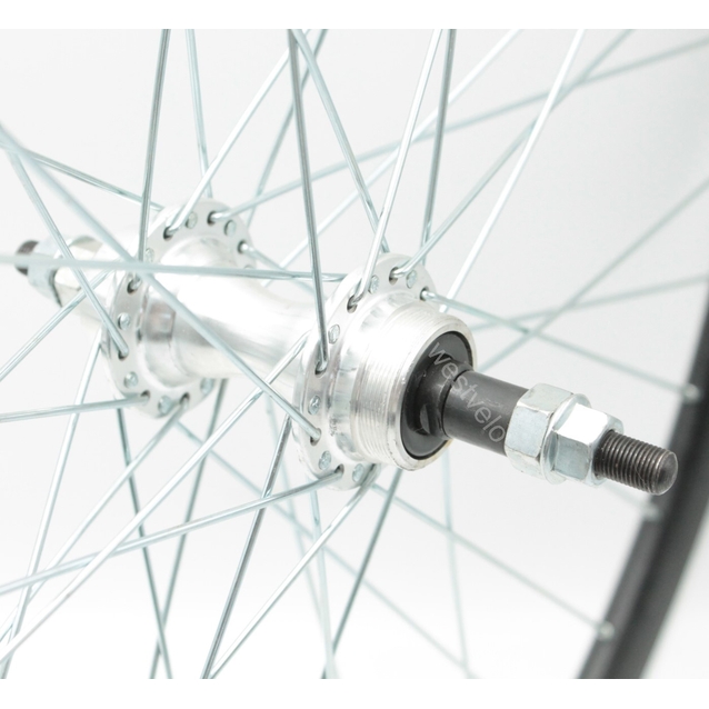 Колесо 28-29 зад, обід 2-ний чорний, втулка AL на віночках фото westvelo.com