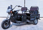 Трицикл Corso «SIG 12» S-189331, двигун 1500W, акумулятор 72V 30Ah літій-залізно-фосфатний, темно зелений, колеса 12" фото westvelo.com