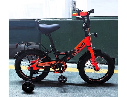Дитячий велосипед 14 ST Corso «MAXIS» MX-15244 чорно-червоний