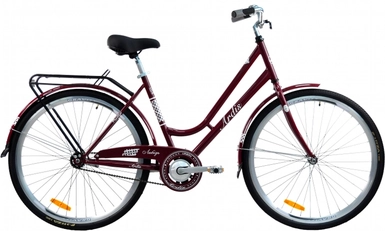 Міський велосипед 28 ST Ardis «ЛИБІДЬ» сталь, бордовий