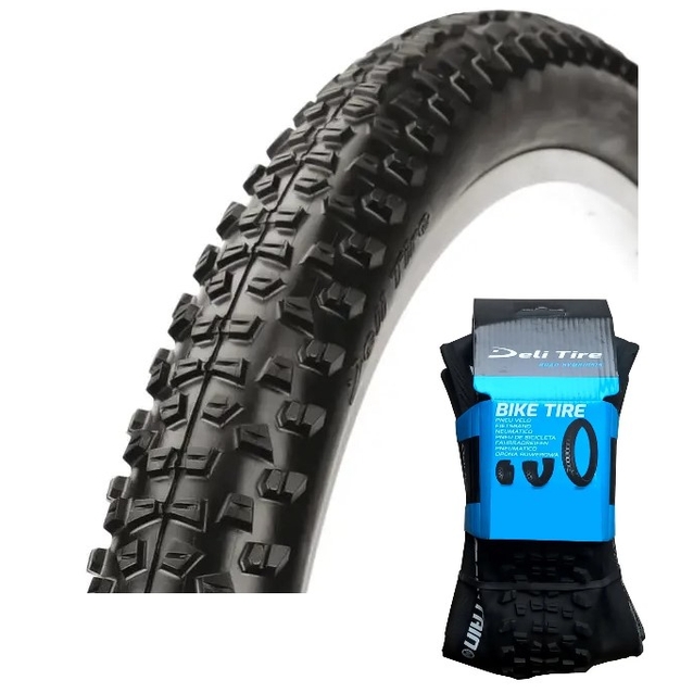Покришка 27.5-2.10 DELI TIRE Індонезія (258) шипована (скрутка) фото westvelo.com