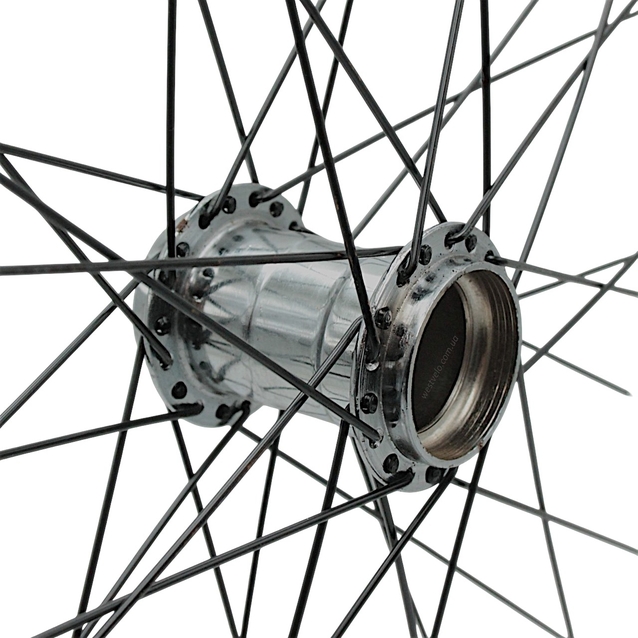 Колесо 28-29 зад, обід 2-ний чорний, стакан, чорна спиця фото westvelo.com