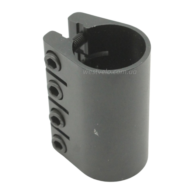 Хомут зажим трюкового самоката AL. чорний 306 фото westvelo.com