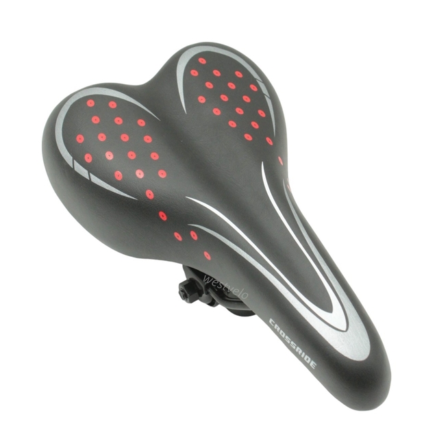 Сідло мтв CROSSRIDE №143А, пластикова основа фото westvelo.com