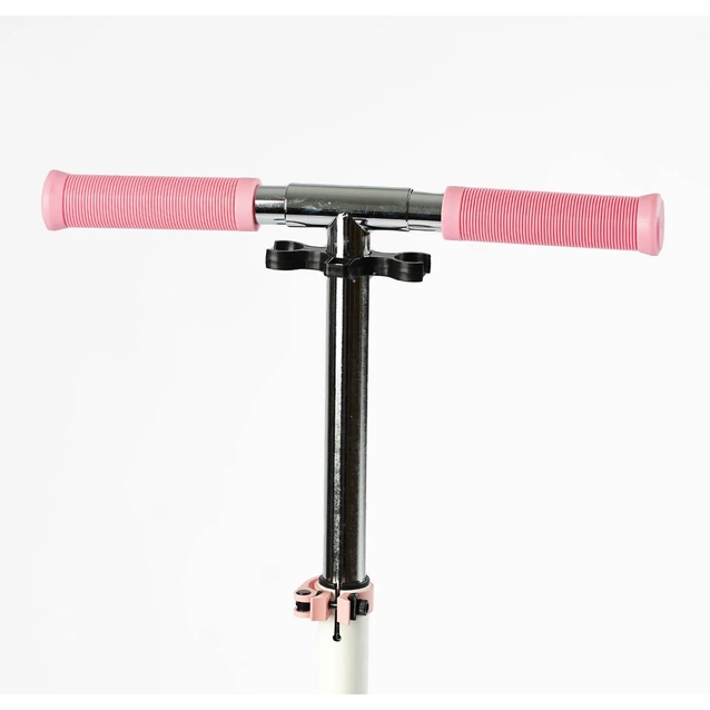 Самокат дитячий 2-х колісний, PU Best Scooter «RIO» 23617 світло рожевий, Ø145mm, передній амортизатор, AL гальмо фото westvelo.com