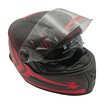 Мото шолом, закритий (L) GHB M61-Speedo інтеграл, чорно-червоний фото westvelo.com