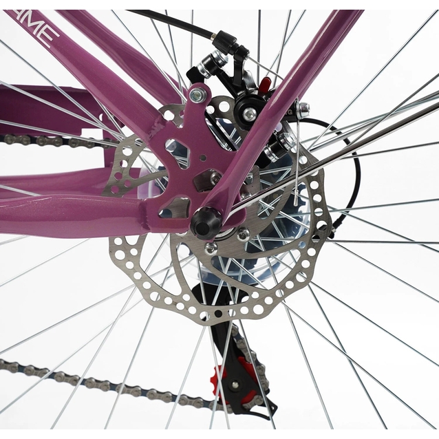 Міський велосипед 26 ST Corso «POLARIS» PS-91606 сталь 16,5", (к-т SHIMANO) рожевий (+к/к/б) фото westvelo.com