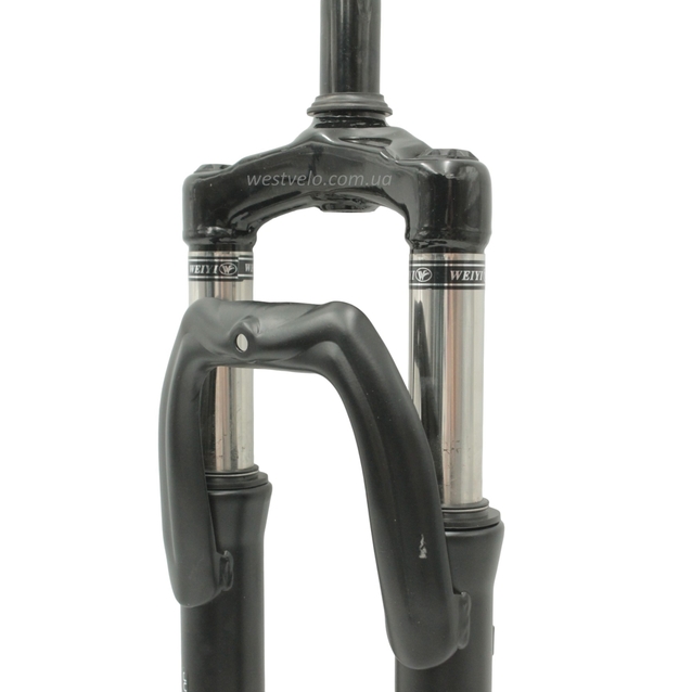 Вилка 24 аморт. різьб. CORSO (331) Ø25.4mm GTX чорно-салатова, disk, шток L-150mm р.з L-45mm фото westvelo.com