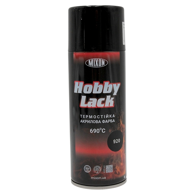 Фарба MIXON Hobby Lack - 920 жаростійкий чорний фото westvelo.com