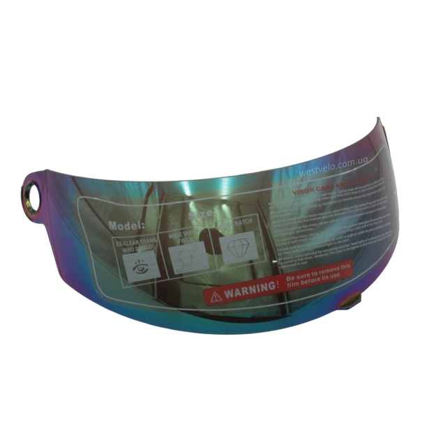 Скло мото шолома закритого «825» тоноване фото westvelo.com