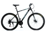 Велосипед 29 ST Corso «ALPHA» LF-29221 сталь 21", (к-т SHIMANO) чорно-зелений фото westvelo.com