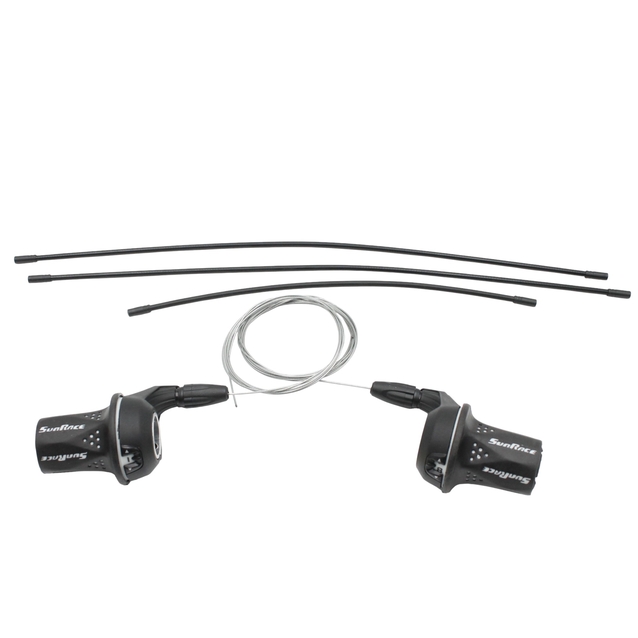 Грипшифт SunRace (M21) (+ кожухи троса 3шт) original (R8/L3) 3+8 швидкостей фото westvelo.com