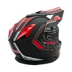 Шолом, закритий крос/ендуро (XXL 61-62) АТV Forsage Rider 031 чорно-червоний матовий з дашком + окуляри фото westvelo.com