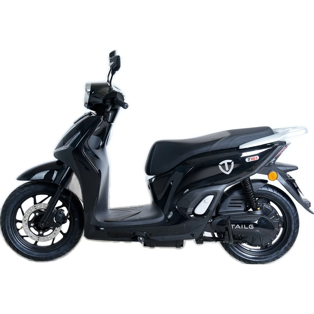 Електроскутер Tailg «T-61» GR-302, двигун 2500W, акумулятор 72V 38Ah графеновий, чорний, колеса 14" фото westvelo.com