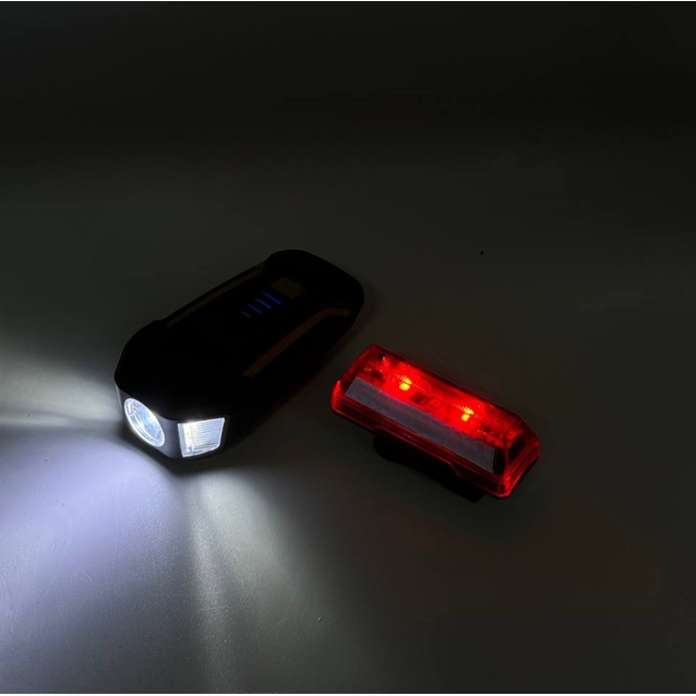 Фара-сигнал + мигалка на usb (micro) XK-007-1 (300lm) (1200 mAh) фото westvelo.com