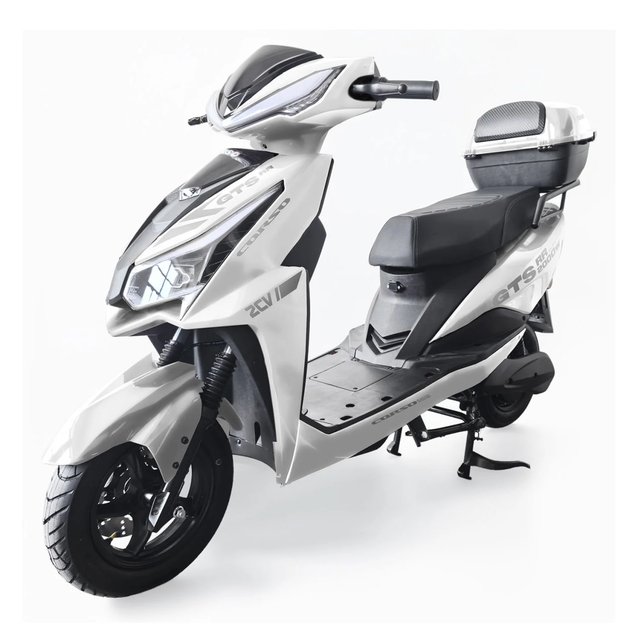 Електроскутер Corso «GTS-RR» GT-921513, двигун 2000W, акумулятор 72V 30Ah літій-залізо-фосфатний, білий, колеса 10" фото westvelo.com