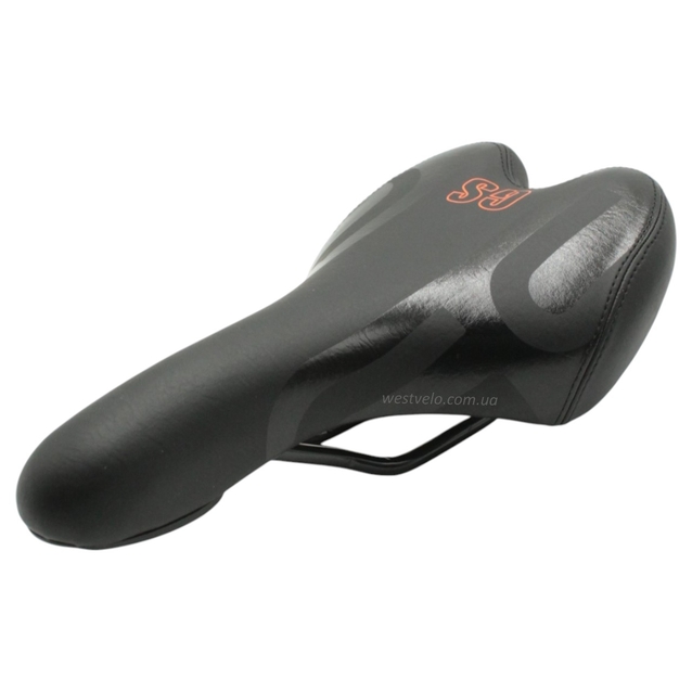 Сідло мтв на глагол GRAND STAR, GS-1512ВСD, чорне фото westvelo.com