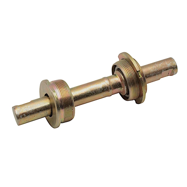 Каретка Україна Бубон (вал + чашки + віночки) L-143мм (жовтий вал) фото westvelo.com