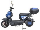 Електроскутер Corso «BILLGERY-63» B-43937, двигун 1000W, акумулятор 72V/20Ah, чорно-синій + 1 ящик. акум, колеса 10" фото westvelo.com