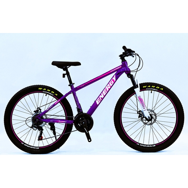 Велосипед 26 ST Corso «ENERGY» EN-26321 сталь 15", (к-т SHIMANO) фіолетовий фото westvelo.com