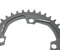 Зірка шатунів передня накладна AL CROSSER чорна на 38 T (104 BCD) (NARROW WIDE) фото westvelo.com
