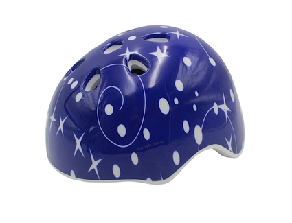 Вело шолом "TK Sport" 598 (55см) темно-синій з зірками