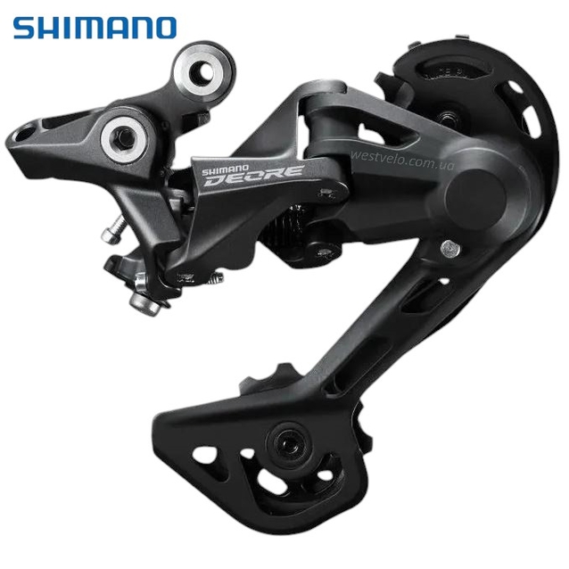 Перекидка задня Shimano DEORE Shadow RD-M4120-SGS 10/11-speed на болт original фото westvelo.com