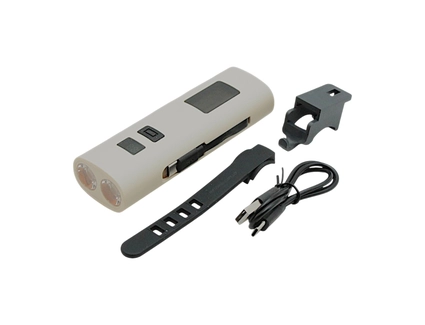 Фара Power bank (Type-C) (3000mAH) Z818-2x3W+COB, туристична, магніт, з (габаритним) аварійним червоним світлом (Бежевий)