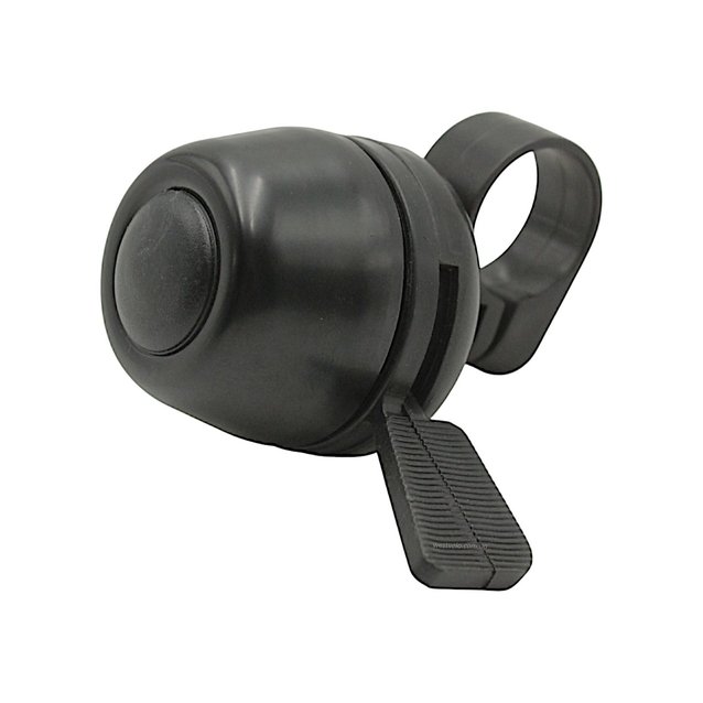 Дзвінок "Пінь-Пінь" важіль, чорний фото westvelo.com