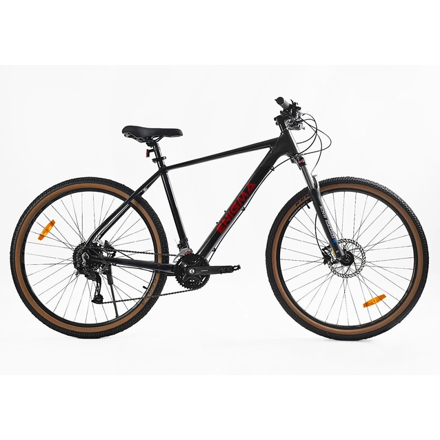 Велосипед 29 AL Corso «ENIGMA» NG-29069 алюміній 21", (к-т SHIMANO) чорно-червоний фото westvelo.com