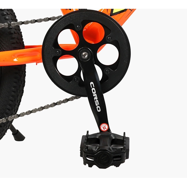 Велосипед 20 ST Corso «CRANK» CR-20095 сталь 11", (к-т SHIMANO) помаранчевий фото westvelo.com