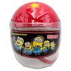 Мото шолом дитячий, відкритий (S) (T69) Minions (зірка) червоний, глянцевий, (прозорий візор) фото westvelo.com