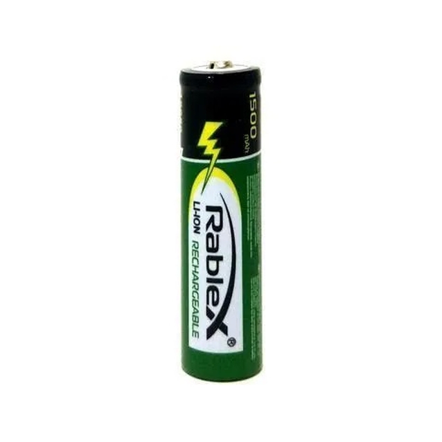 Батарейки акумуляторні Rablex 18650 Li-lon 1500mAh 1шт. фото westvelo.com