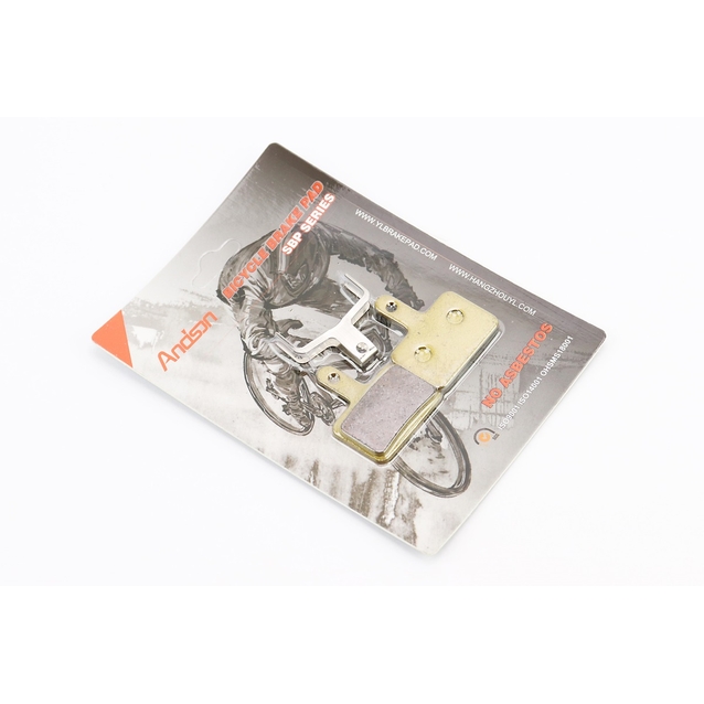 Колодки гальмівні дискові № 02 ANDSON (YL-1001) на мідній основі (65%) фото westvelo.com