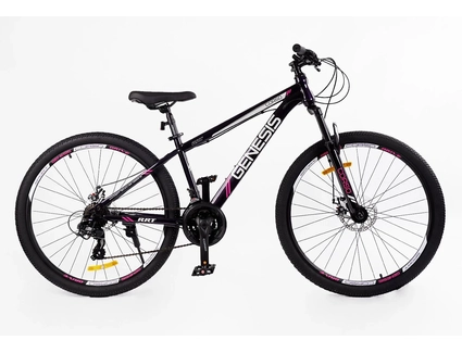 Велосипед 27.5 ST Corso «GENESIS» GS-27312 сталь 15", (к-т Saiguan) фіолетово-рожевий