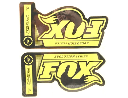Наклейки на вилку. FOX EVOLUTION "прінт 8"