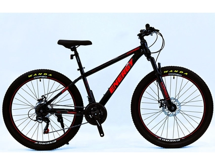 Велосипед 26 ST Corso «ENERGY» EN-26203 сталь 15", (к-т SHIMANO) чорно-червоний