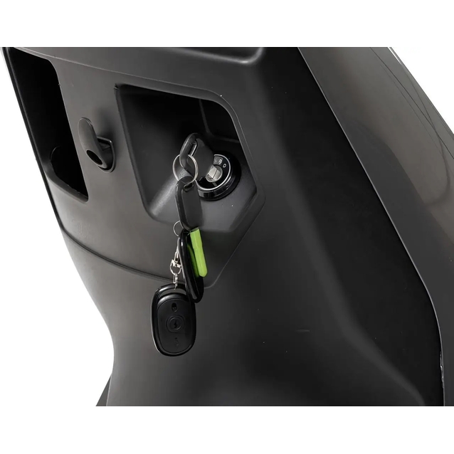 Електроскутер Corso «FLEX» FL-239072 двигун 1500W, акумулятор графеновий 72V/35Ah, чорно-червоний, колеса 10" + 1 ящик. акум фото westvelo.com