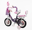 Дитячий велосипед 12 ST Corso «EMILY» ML-62588 фіолетово-рожевий фото westvelo.com