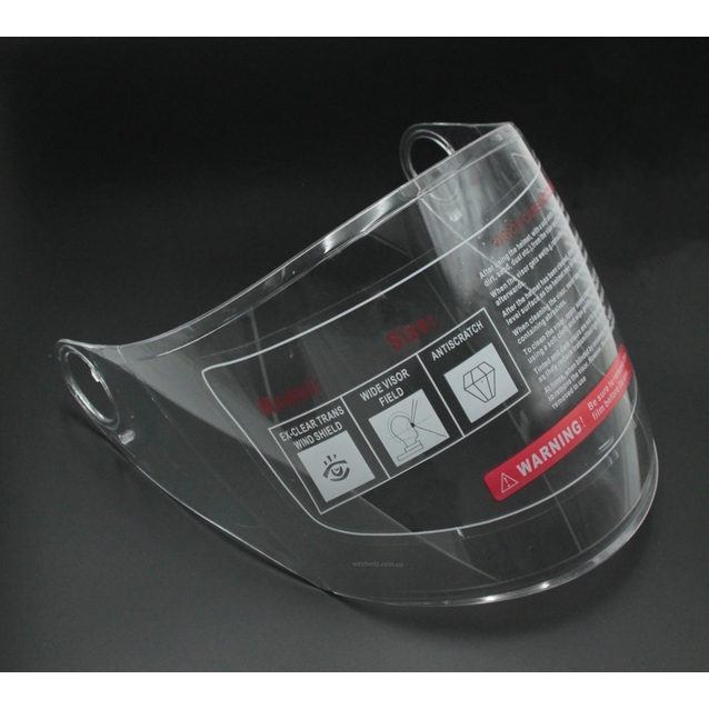 Скло мото шолома закритого "VLAND" «708» прозоре фото westvelo.com