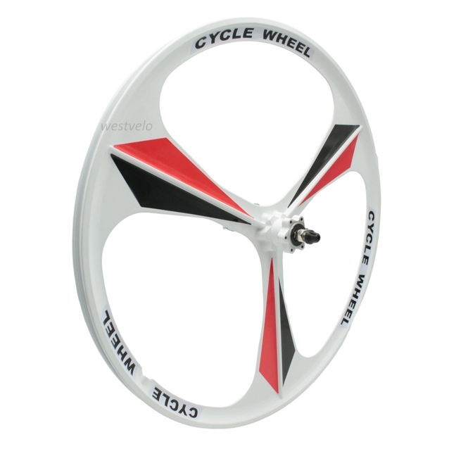 Колеса 26 перед+зад, обода ЛИТІ білі, на промах, диск 6 болтів, ексцентрик фото westvelo.com