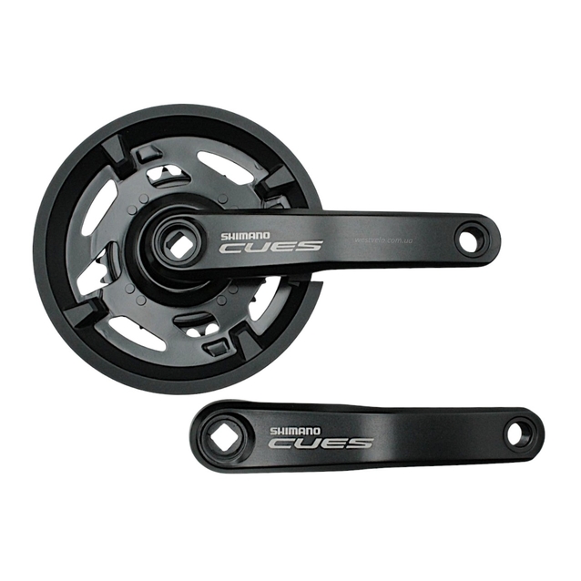 Система шатунів мтв мала SHIMANO CUES (FC-2000) AL чорний (40/26Т) L-170мм (9-11 speed) фото westvelo.com