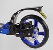 Самокат дитячий 2-х колісний, PU Best Scooter «FACTOR» BS-72725 синій, Ø200mm, AL, 2 амортизатора, фляготримач