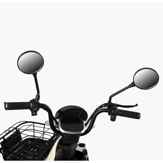 Електроскутер Corso «SWIFT» SW-902450, двигун 500W, акумулятор 60V/20Ah свинцево-кислотний, біло-червоний, колеса 14" + 1 ящик. акум фото westvelo.com