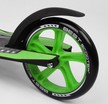 Самокат дитячий 2-х колісний, PU Best Scooter 52266 чорно-салатовий, колеса Ø230-200mm, AL, 1 амортизатор, широкий руль, зажим руля фото westvelo.com