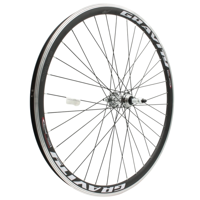 Колесо 26 зад, обід 2-ний чорний, вт. ST. на віночках, чорна спиця фото westvelo.com