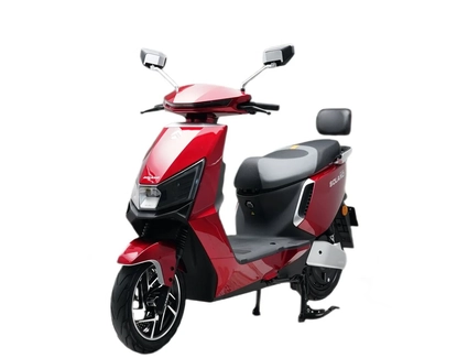 Електроскутер Garow «SOLANO» CR-280446, двигун 2500W, акумулятор 72V 30Ah літій-залізо-фосфатний, червоний, колеса 12"