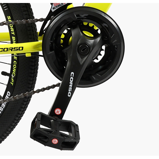 Велосипед 26 ST Corso «ENERGY» EN-26049 сталь 13", (к-т SHIMANO) жовтий фото westvelo.com