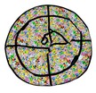 Тюбінг "Кольоровий" Ø 1.2 м. принт №2 фото westvelo.com